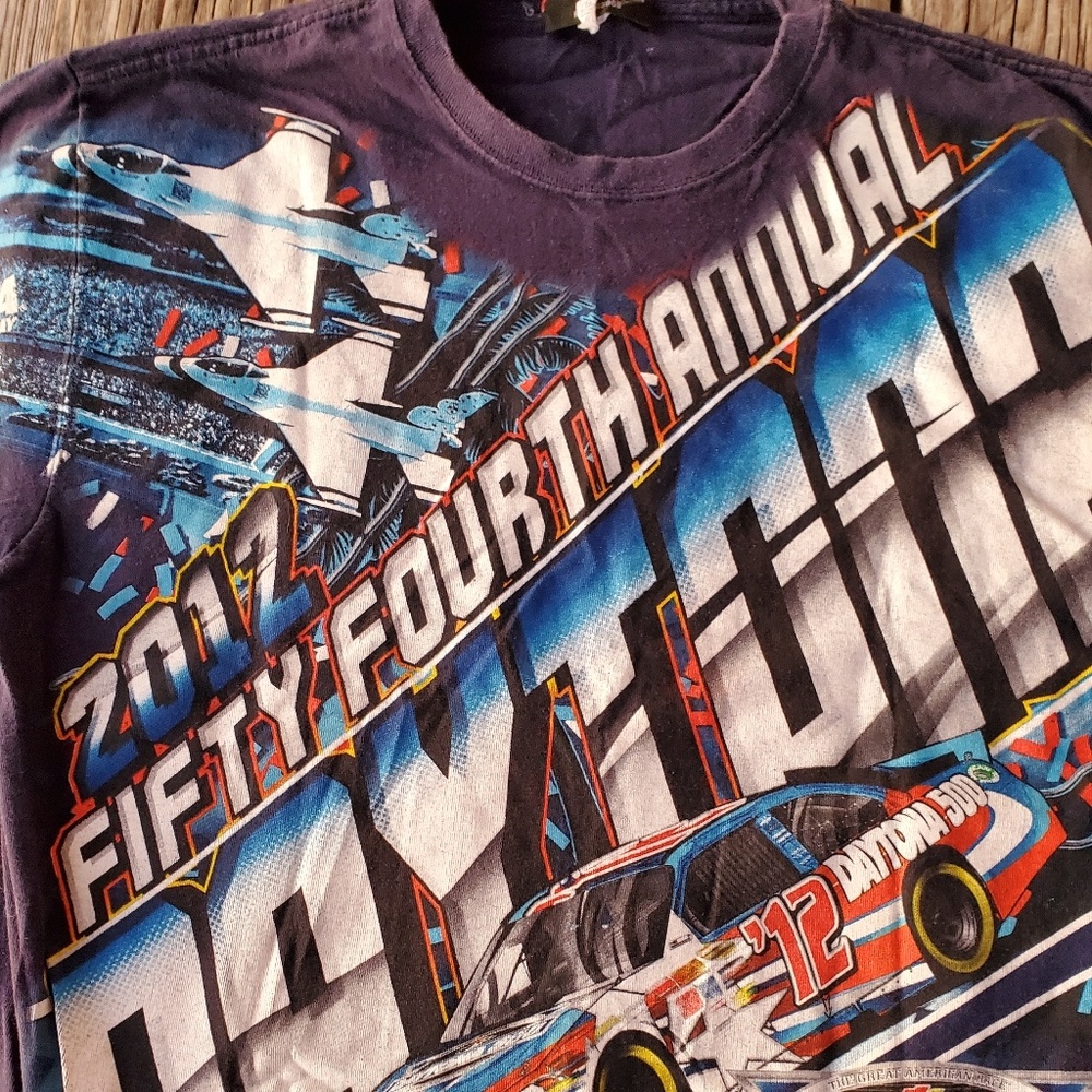 Daytona 500 All Over Print Size shirt XL 2012 - Picture 3 of 8